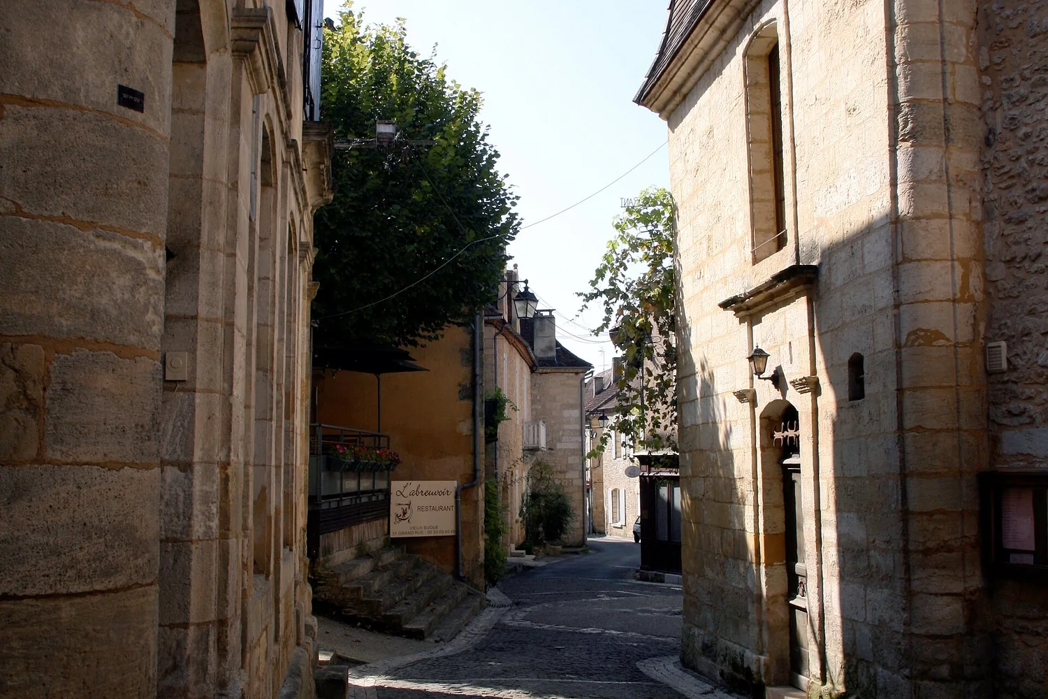 Grand’Rue in the centre of Le Bugue